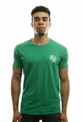 simple logo tee KELLY GREEN/WHITE