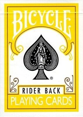 Bicycle Rider Back Amarilla