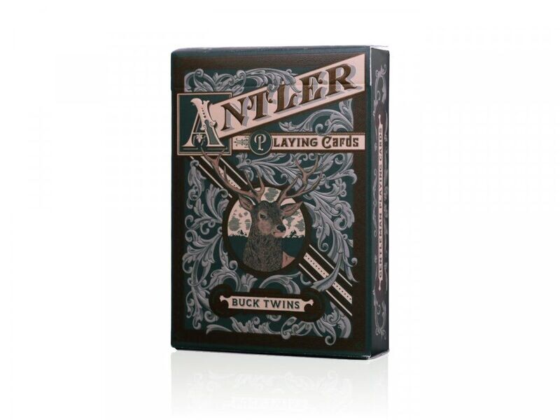 ​Las Antler Buck Twins Playing Cards (Verde)