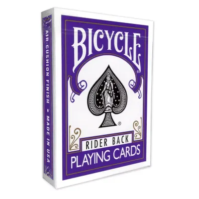 Bicycle Rider back MORADO