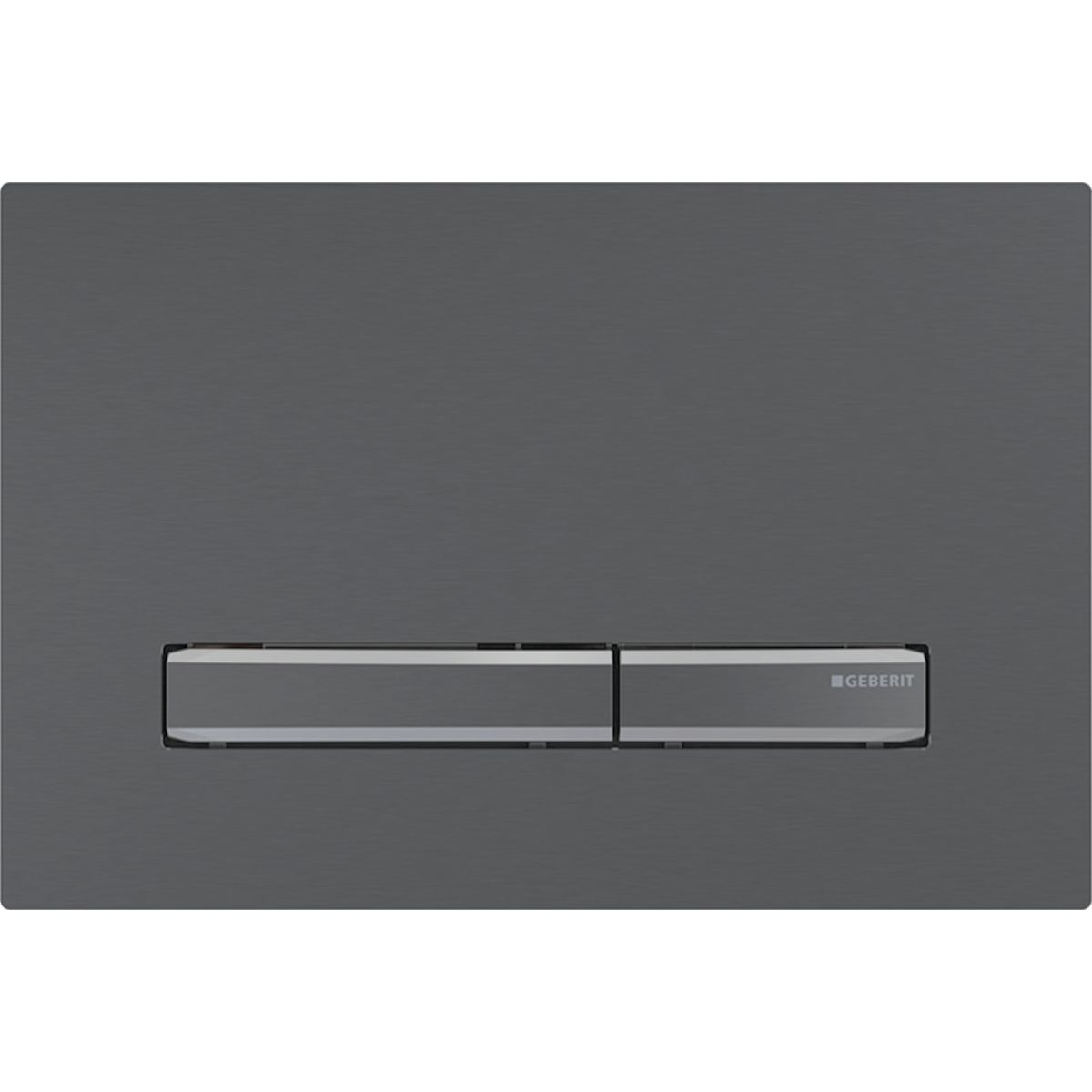 Plaque de déclenchement Geberit Sigma50 /  Noir chromé brossé - noir chromé