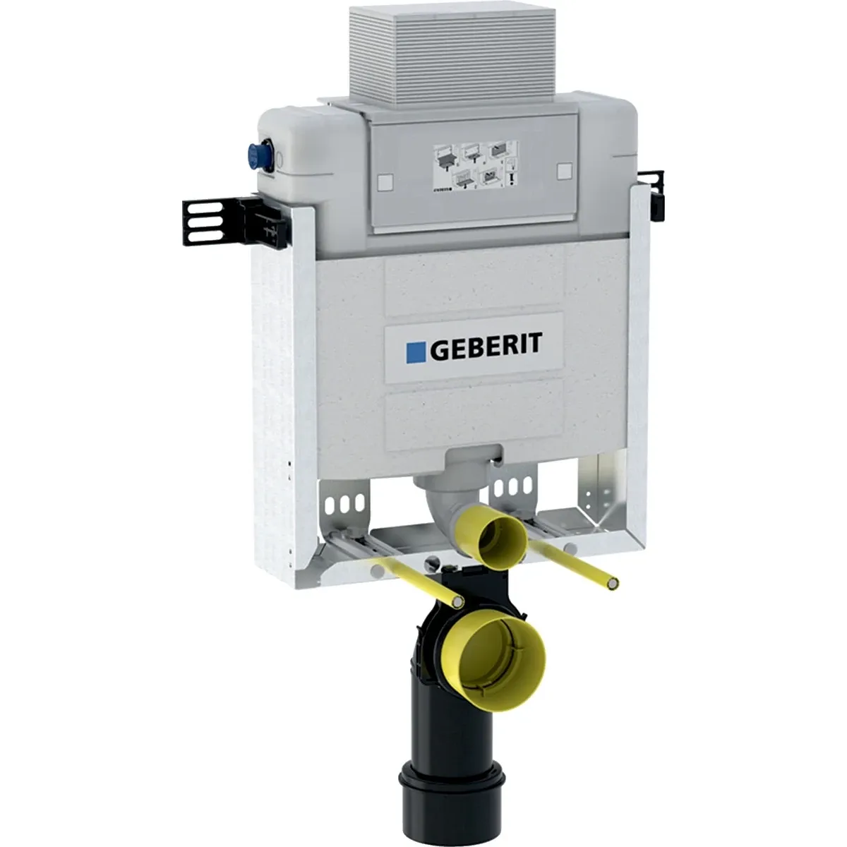 Bâti-support Geberit Combifix Alpha 12 cm (hauteur 82 cm),  pour montage dans parois maçonnées / SWISS QUALITY
