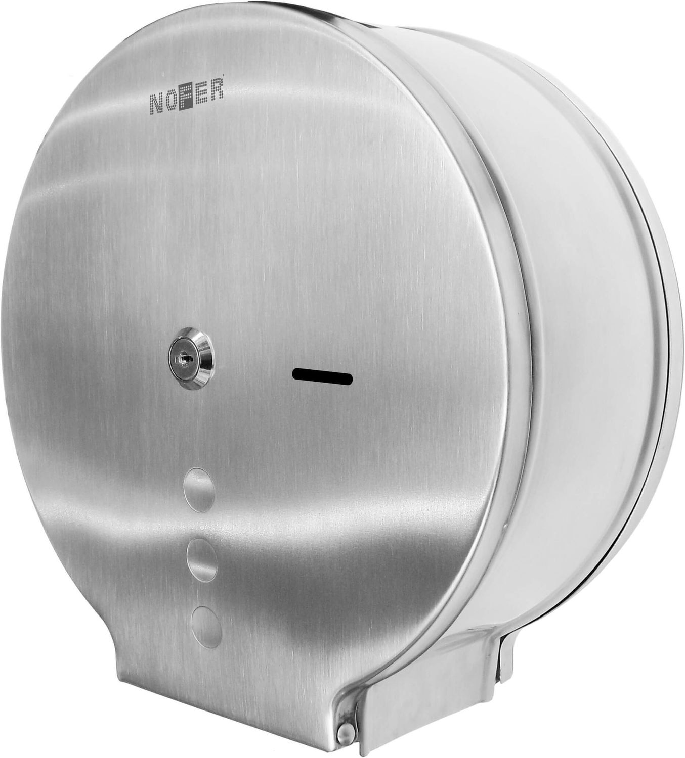 Distributeur de papier hygiénique Nofer Industriel chromé satiné