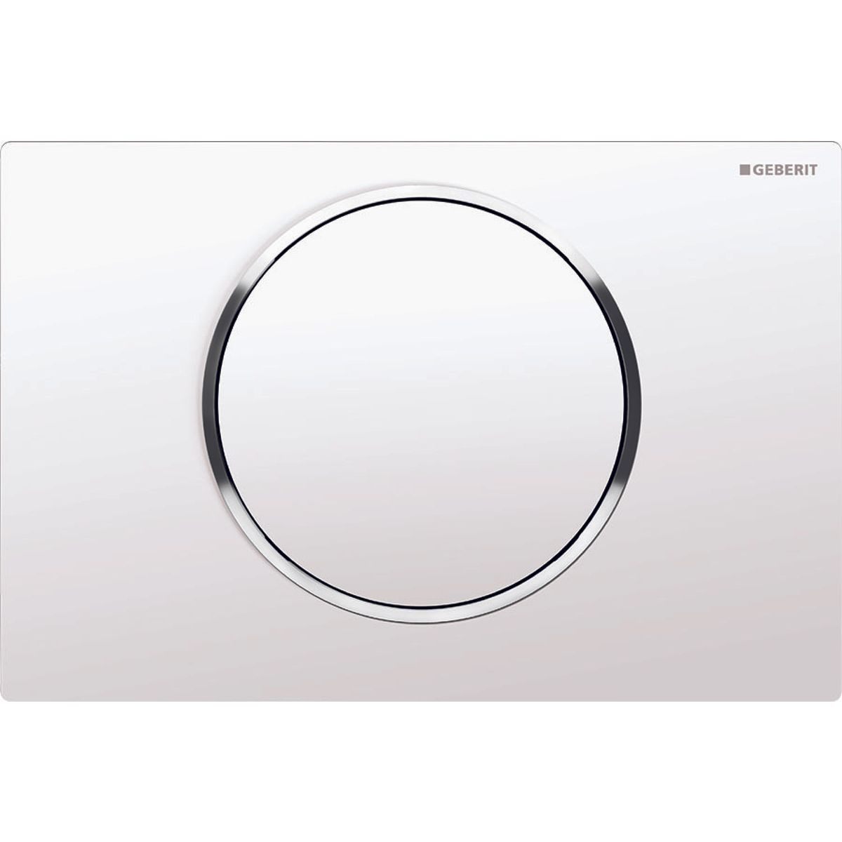 Plaque de déclenchement Geberit Sigma10 / Blanc chromé