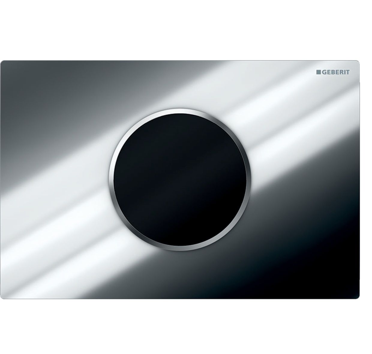 Plaque de déclenchement infrarouge​ Geberit Sigma10 électronique pour réservoir à encastrer Sigma 12 cm / Chromé brillant