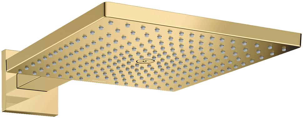 Douche de tête Hansgrohe Raindance E 300 Air 1 jet avec bras de douche aspect doré poli
