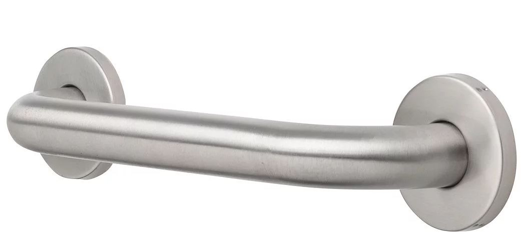 Barre d&#39;appui 45 cm pour personnes à mobilité réduite Nofer en chromé satiné