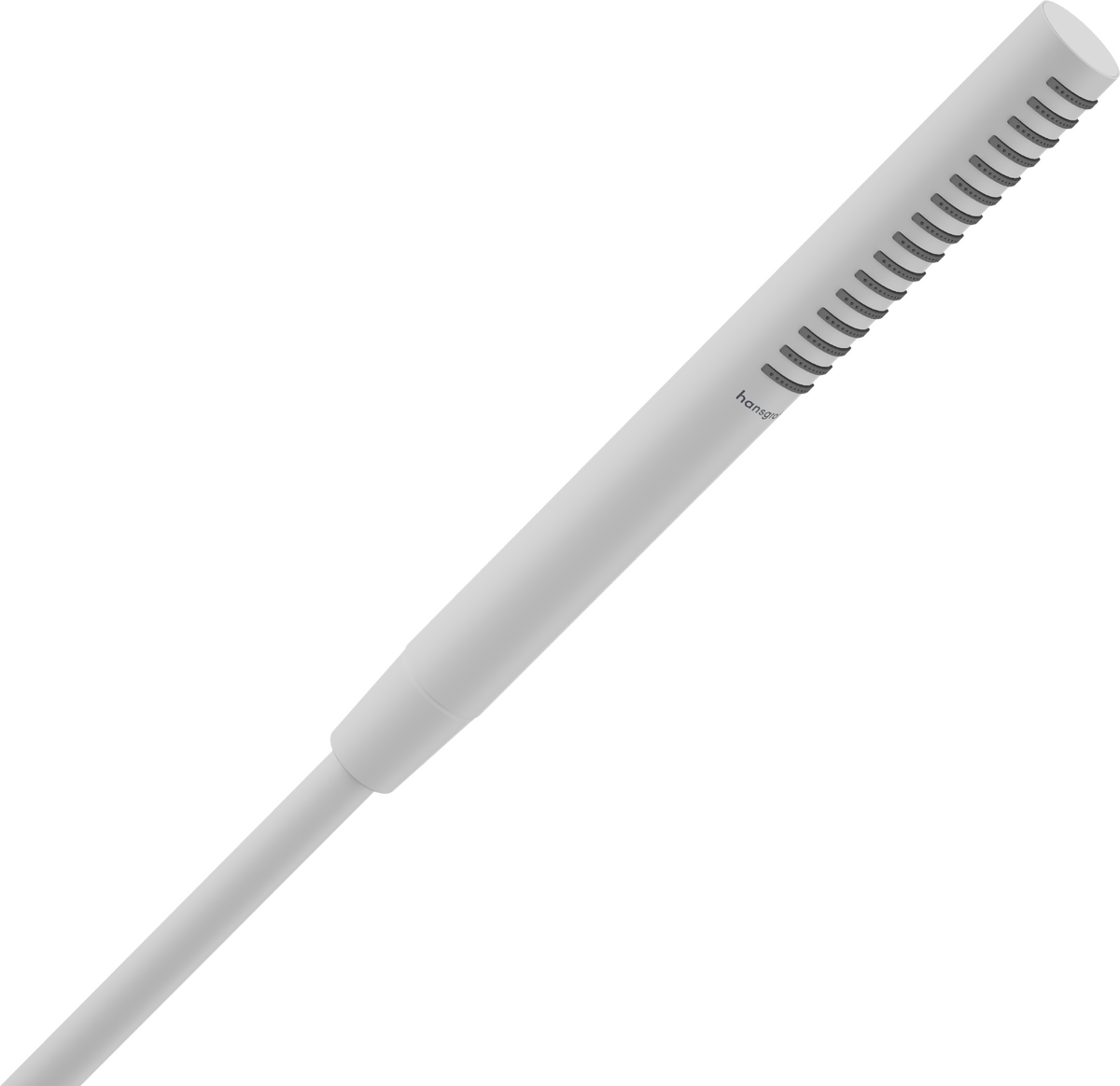 Douchette à main Hansgrohe Pulsify S 100 Tube 1 jet EcoSmart en blanc mat