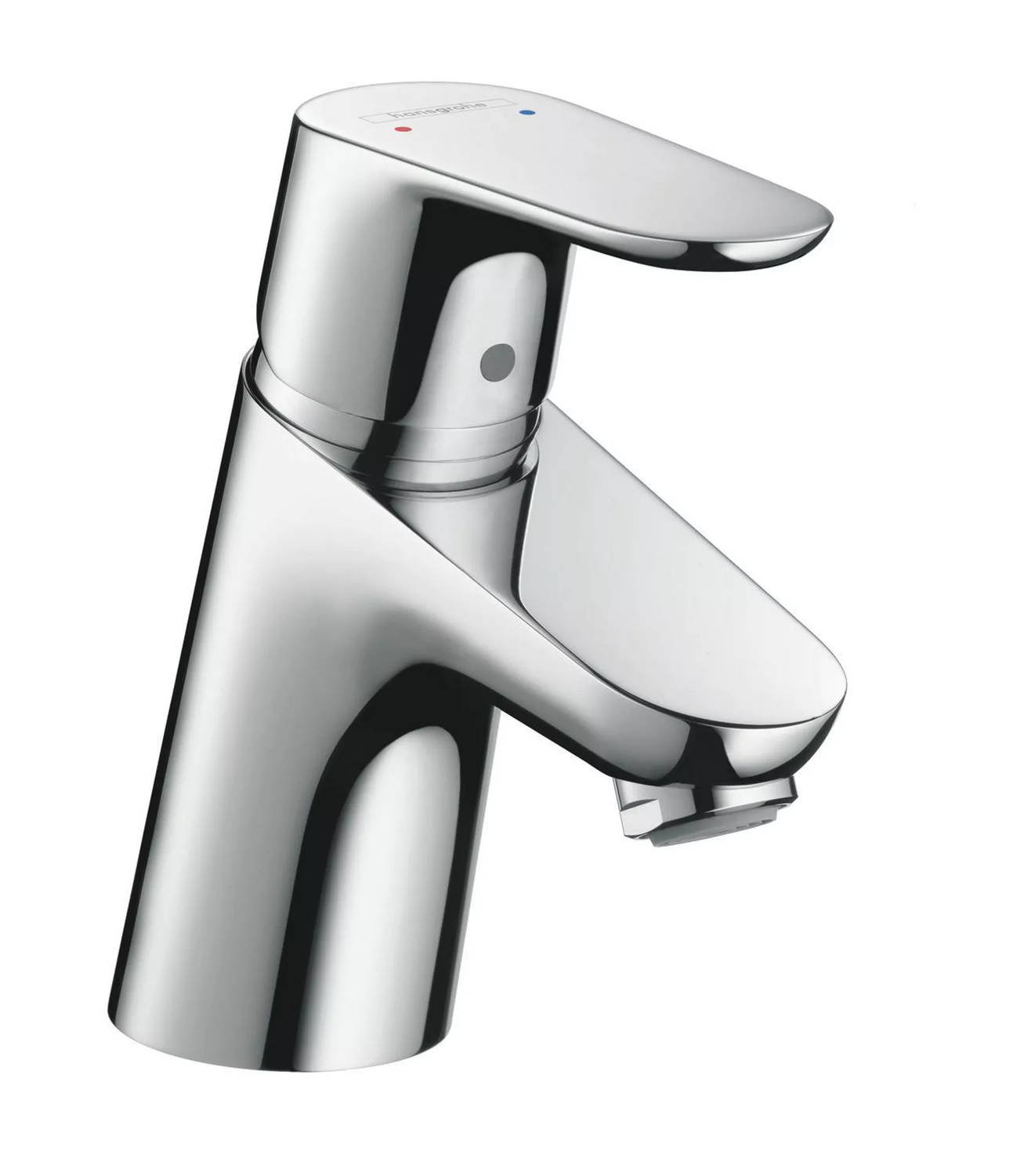 Mitigeur de lavabo Hansgrohe Focus 70 Ecosmart en laiton chromé avec tirette et vidage