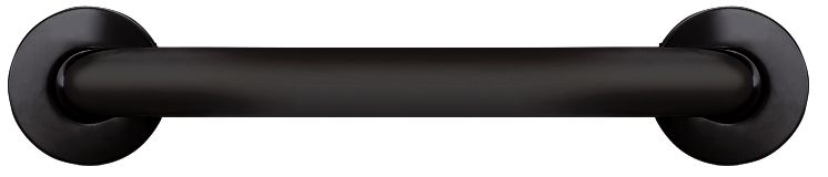 Barre d&#39;appui 45 cm pour personnes à mobilité réduite Nofer en noir mat