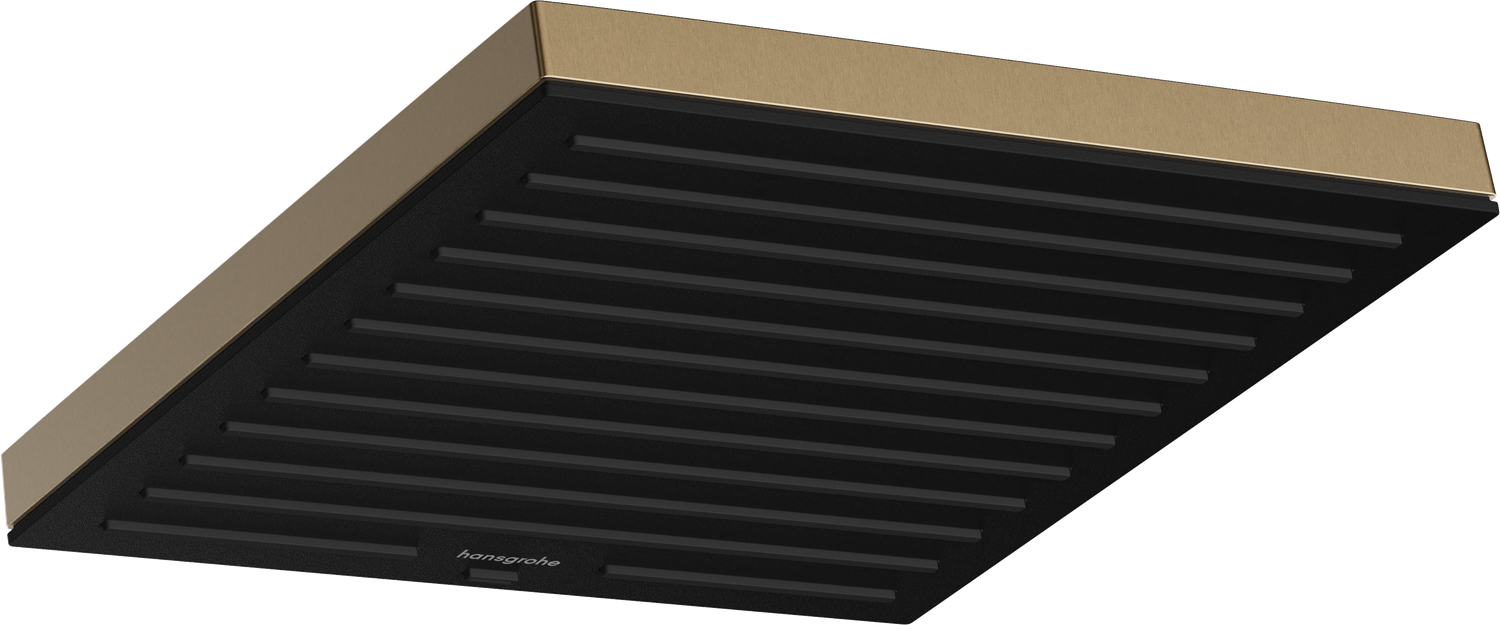 Douche de tête Hansgrohe Pulsify E 260 1 jet EcoSmart en bronze brossé