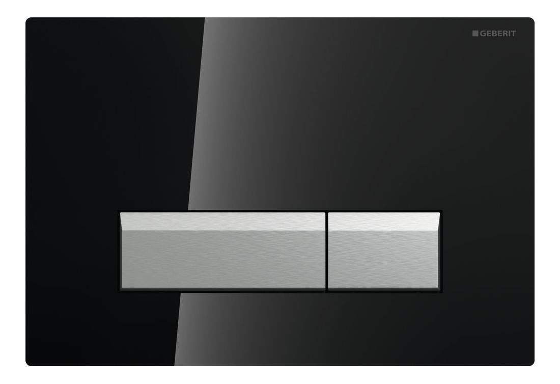 Plaques de déclenchement Sigma40, plaque : noir, touches : aluminium brossé