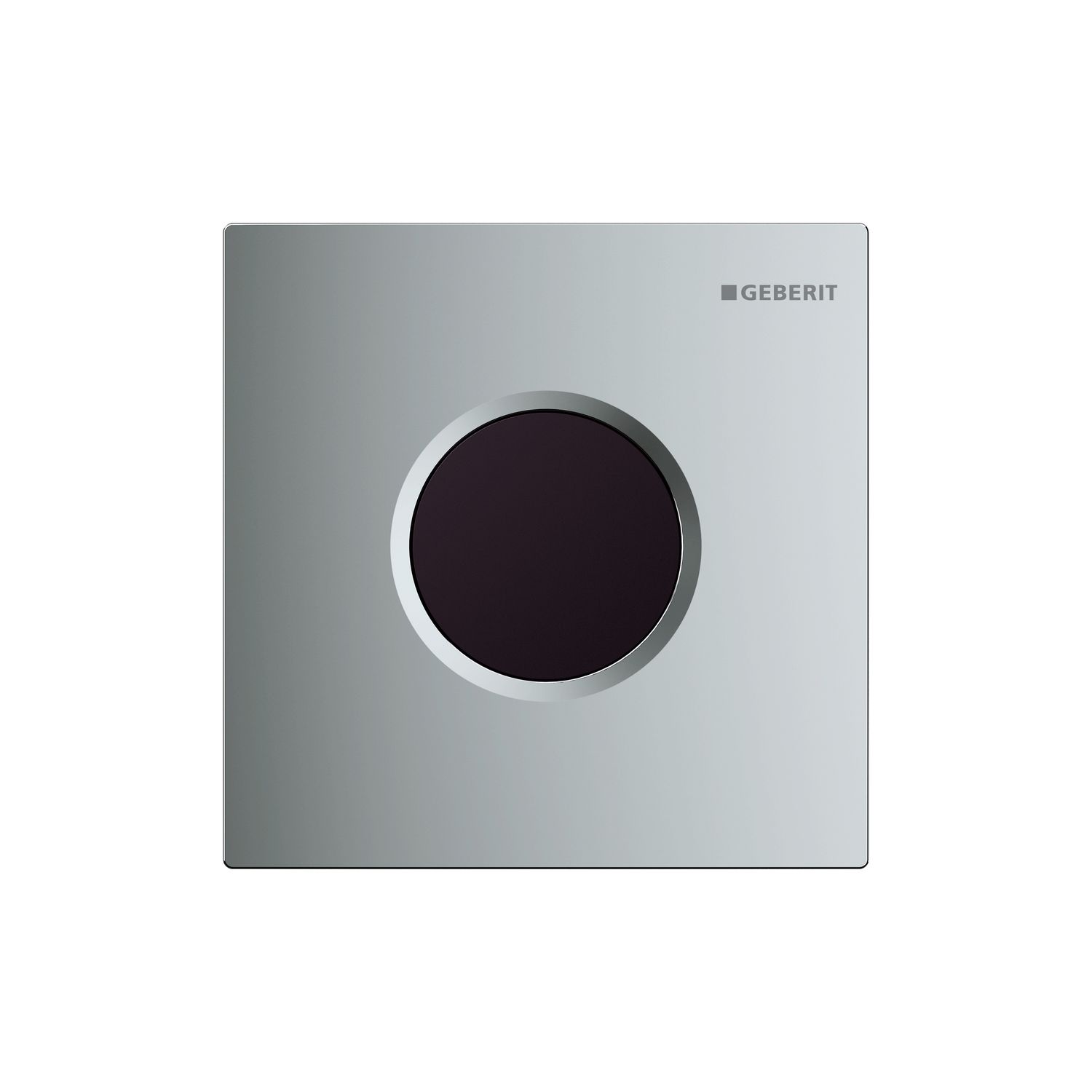 Plaque de fermeture Geberit type 01 Chromé brillant pour urinoir