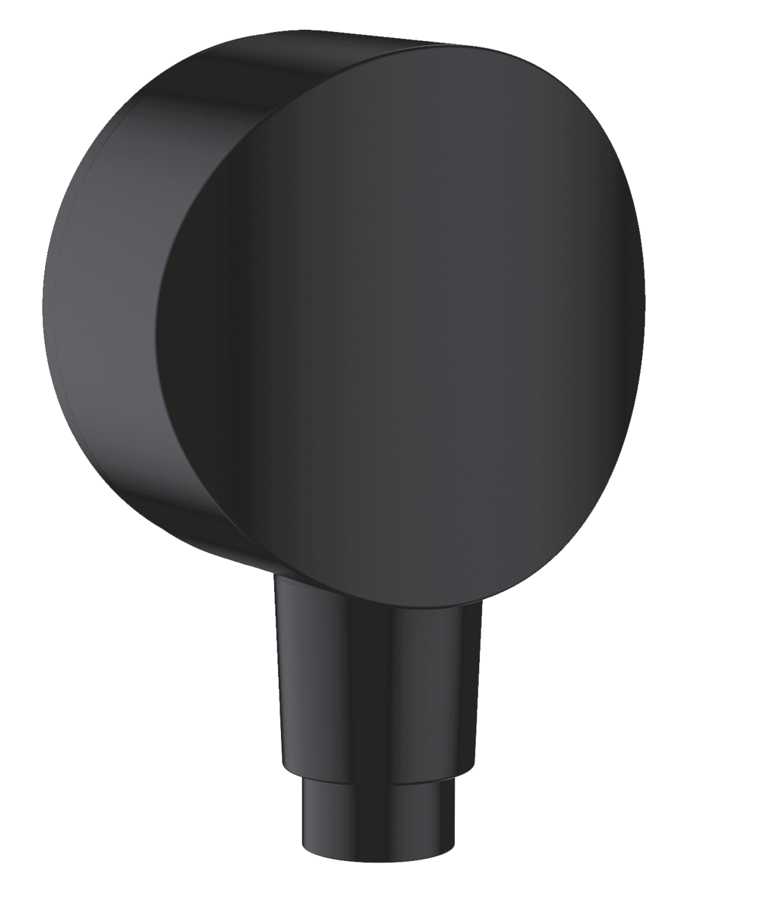 Coude de raccordement Hansgrohe FixFit S en noir mat