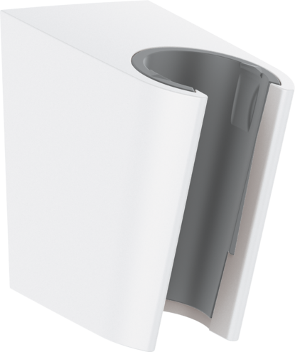 Support mural Hansgrohe Porter&#39;S en blanc mat
