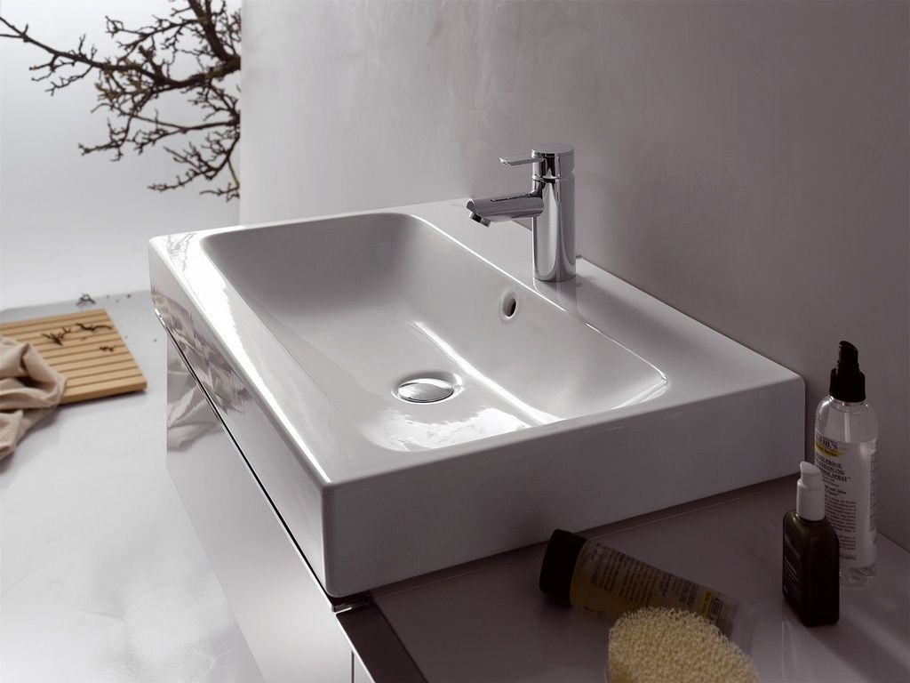 Plan-vasque Geberit iCon 75 cm