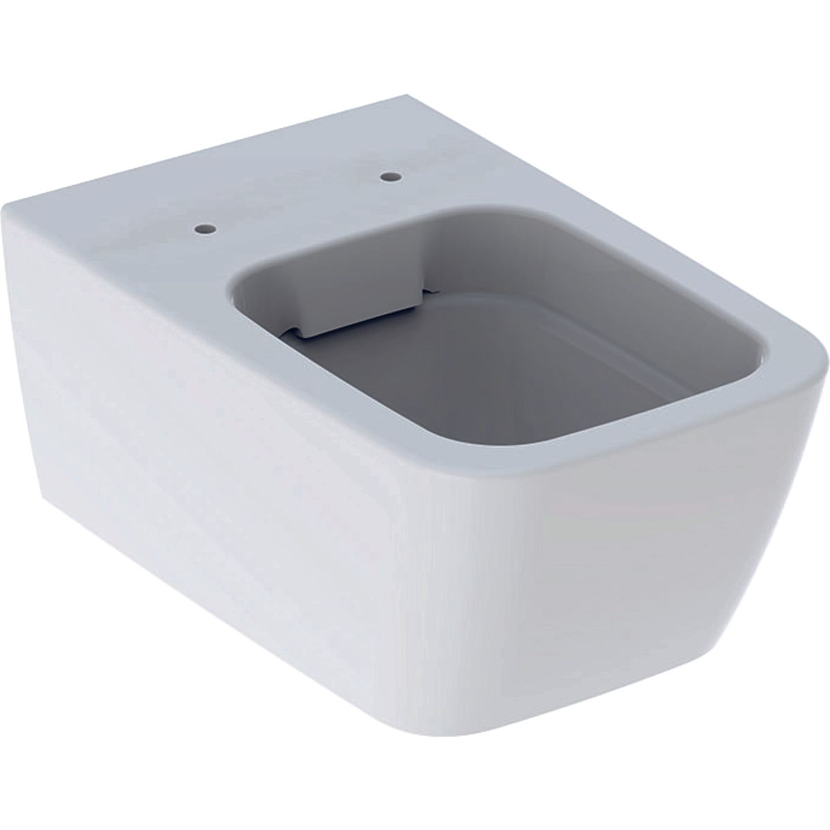 Cuvette suspendue Geberit iCon Square carénée Rimfree avec fixations cachées