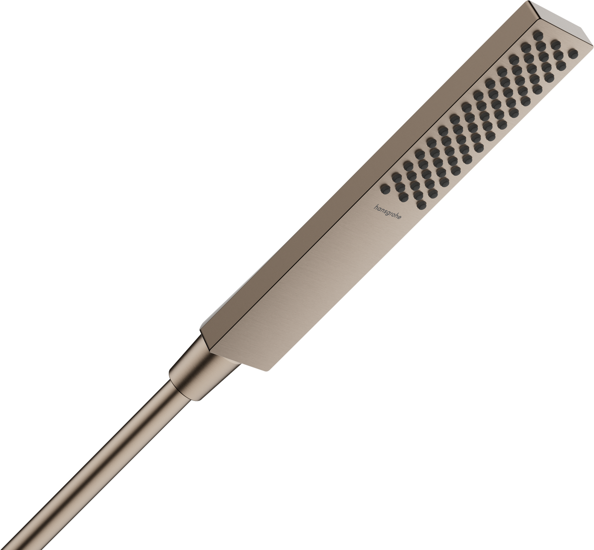 Douchette à main Hansgrohe Pulsify E 100 1 jet EcoSmart en bronze brossé
