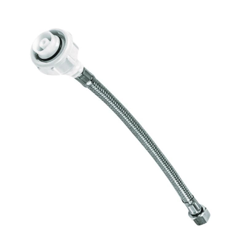 Flexible Geberit à tresse métallique résistant au dézingage, pour réservoir à encastrer Twinline 8 et 12 cm
