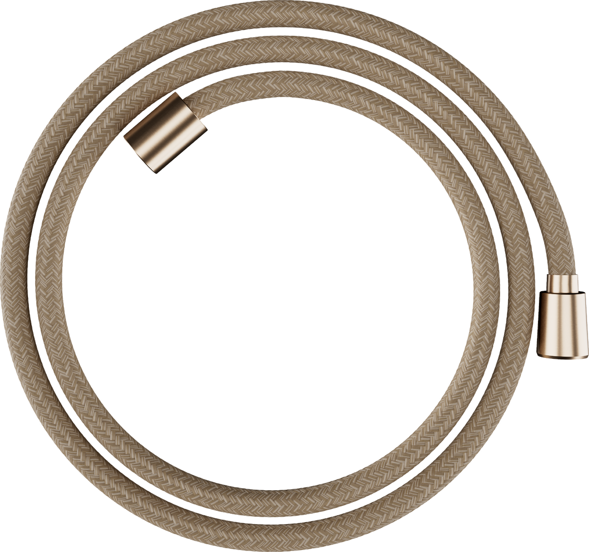 Flexible de douche Hansgrohe textile Designflex 1,60 m, en bronze brossé