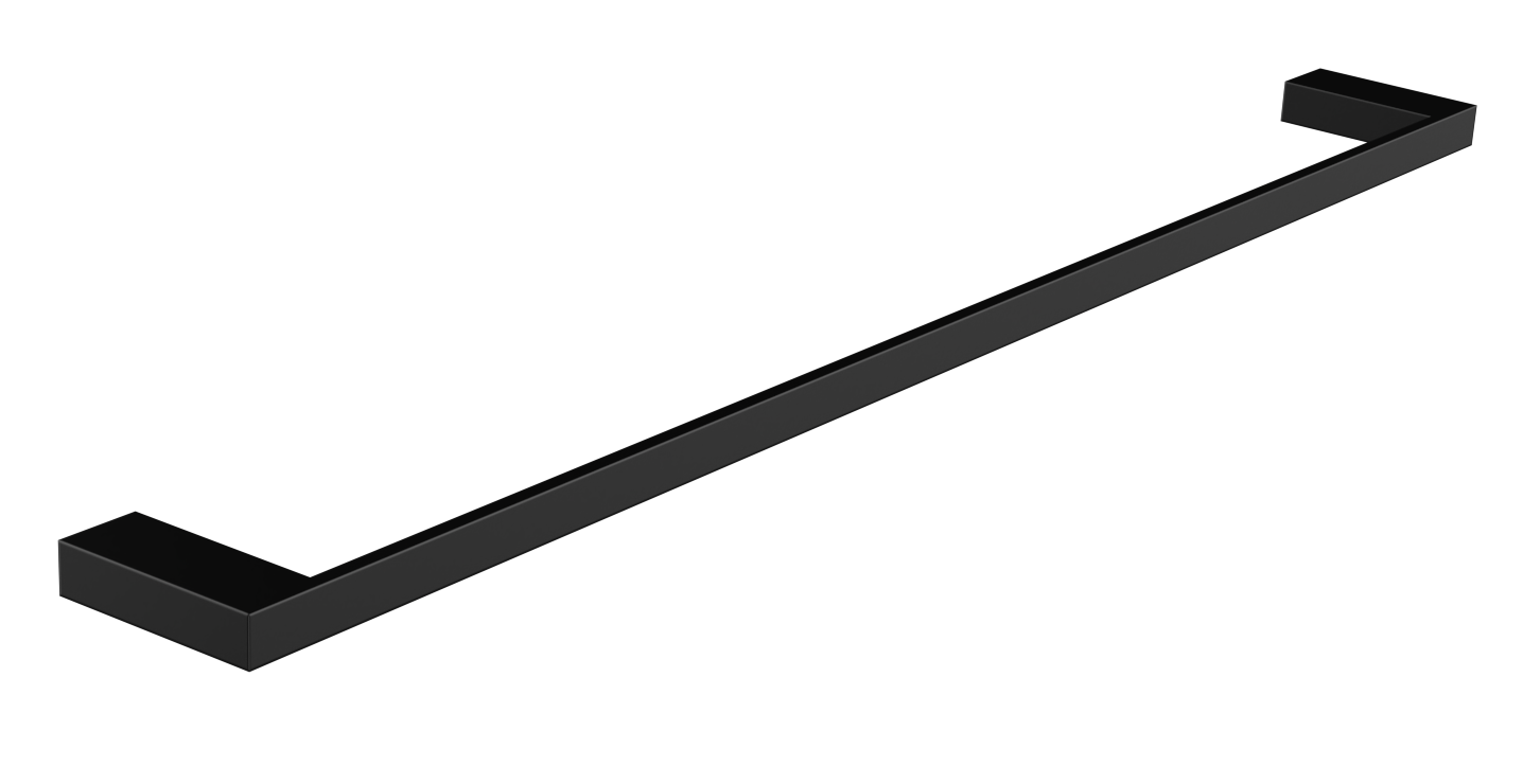 Porte-serviette Nofer Corinto en noir mat