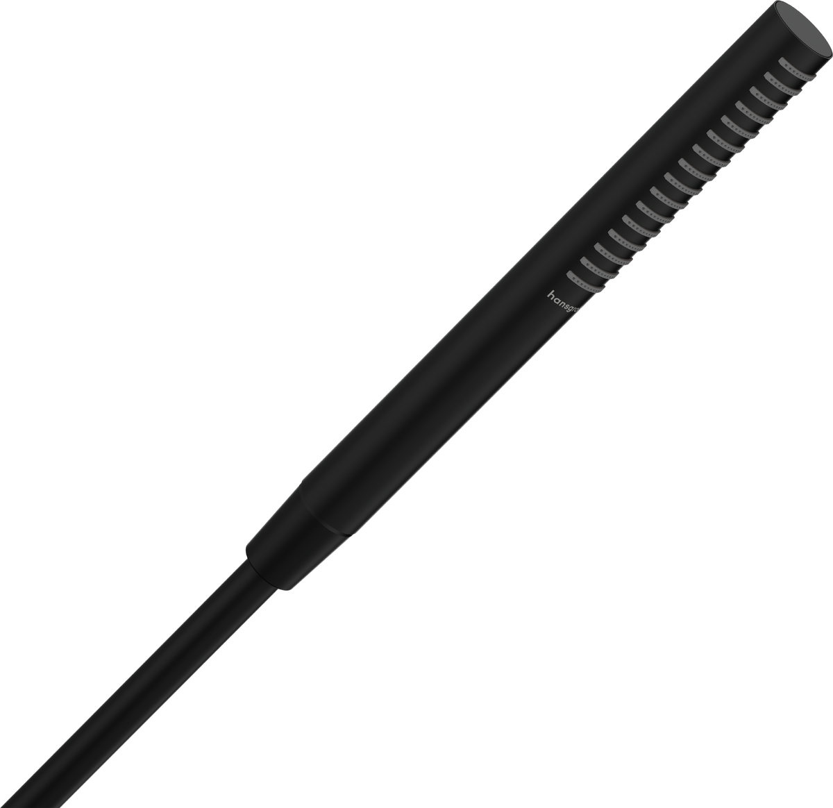 Douchette à main Hansgrohe Pulsify S 100 Tube 1 jet EcoSmart en noir mat