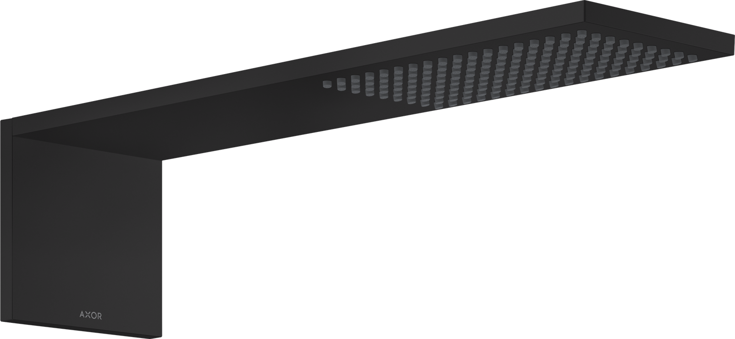 Module de douche de tête Axor ShowerComposition 110/220 1 jet, en noir mat