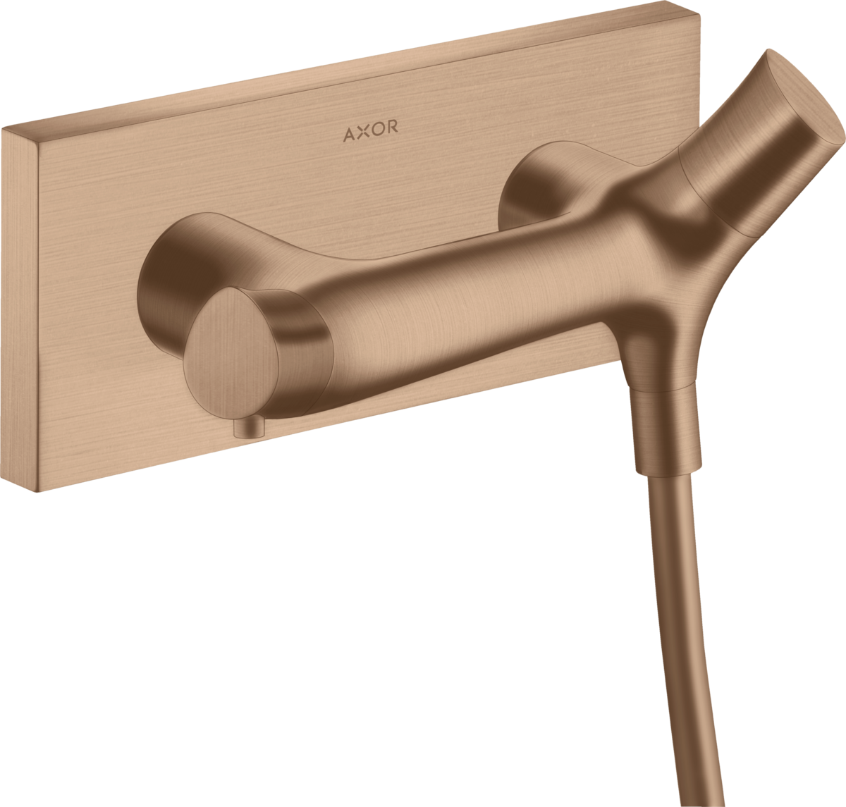 Mitigeur de douche thermostatique AXOR Starck Organic - Finition : Or rouge brossé