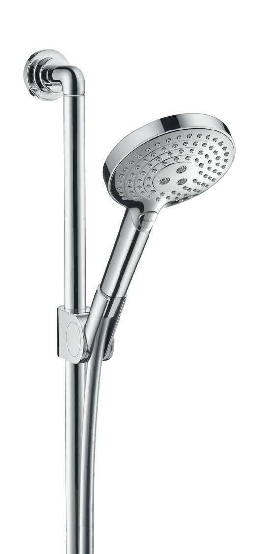 Barre de douche AXOR Citterio avec douchette à main Showersolutions  120 3 jets, curseur et flexible 1,6 m