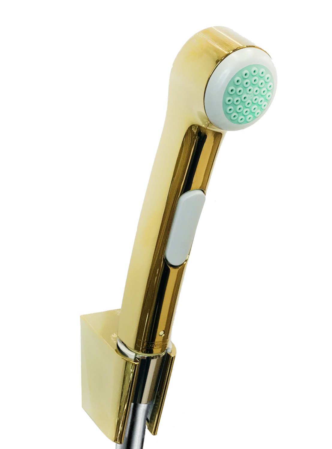 Douchette WC Hansgrohe pour toilette intime bidette - Finition : Doré poli