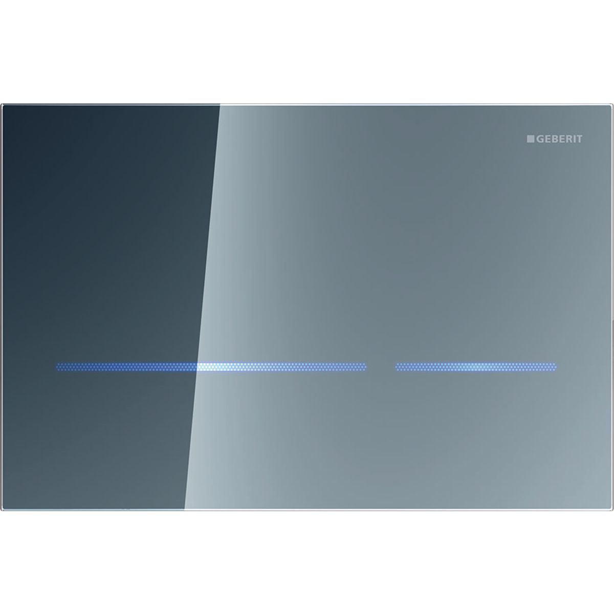 Plaque de déclenchement infrarouge Geberit Sigma80 électronique pour réservoir à encastrer Sigma 8 cm / Verre réfléchissant
