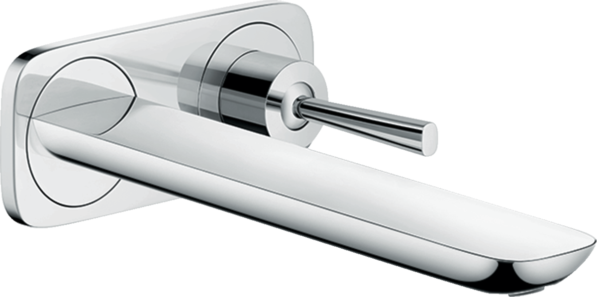Mitigeur de lavabo encastré Hansgrohe PuraVida, bec long  225 mm