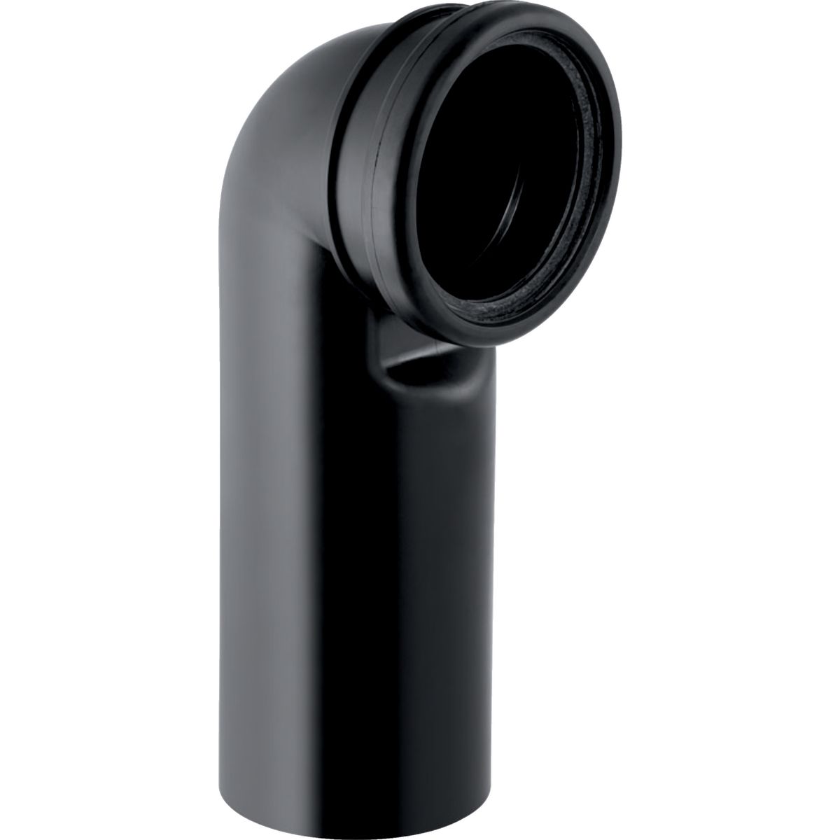 Coude de raccordement Geberit  pour réservoirs à encastrer Geberit Alpha 8 cm, Delta 8 cm, Sigma 8 cm et Twinline 8cm