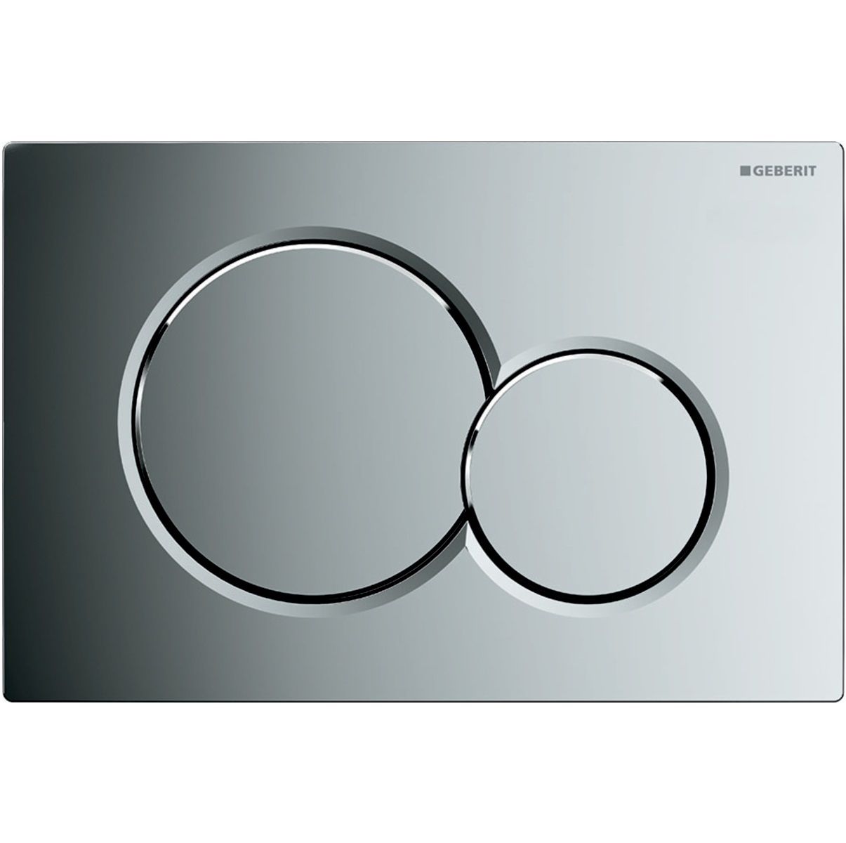 Plaque de déclenchement Geberit Sigma01 / Chromé brillant
