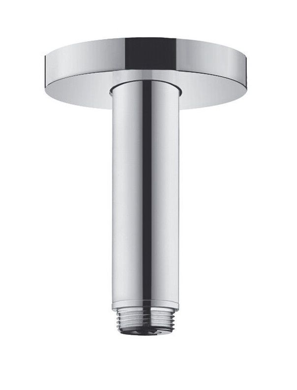 Bras de douche plafonné Hansgrohe S 100 mm avec rosace ronde