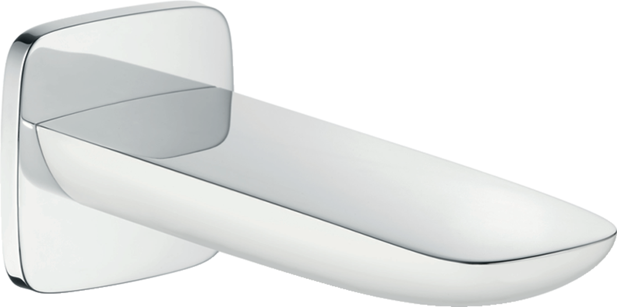 Bec déverseur Hansgrohe PuraVida en blanc/ chromé