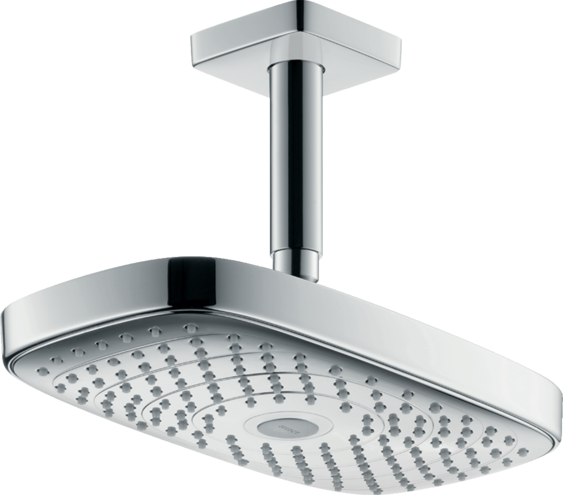 Douche de tête Hansgrohe Raindance Select E 300 2 jets avec raccord au plafond