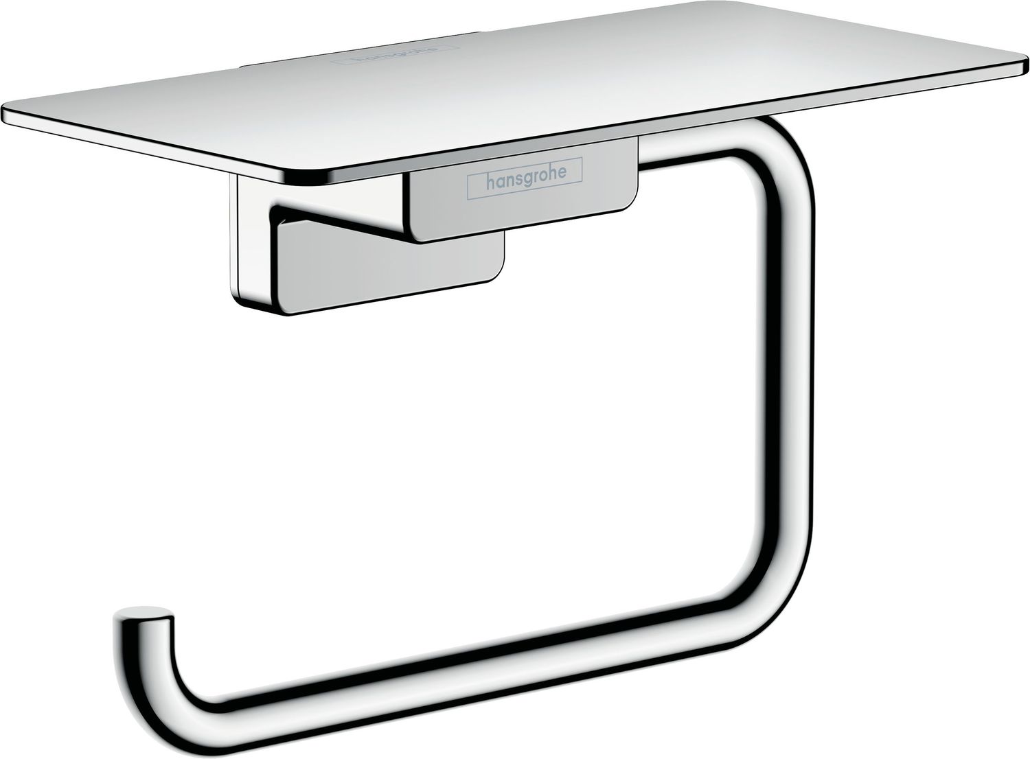 Porte-papier WC avec tablette Hansgrohe AddStoris