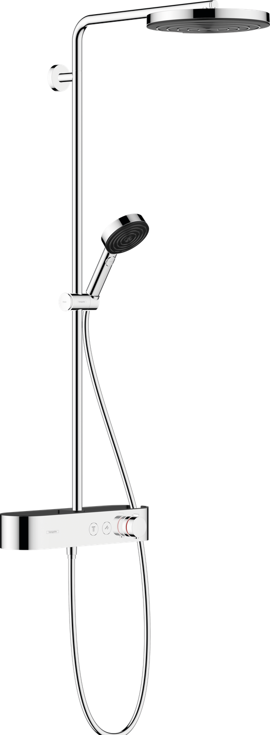 Colonne de douche Showerpipe Hansgrohe Pulsify S 260 2 jets avec mitigeur thermostatique ShowerTablet Select 400