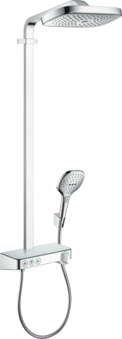 Colonne de douche Showerpipe Hansgrohe Raindance Select E 300 3 jets avec mitigeur thermostatique ShowerTablet Select 300