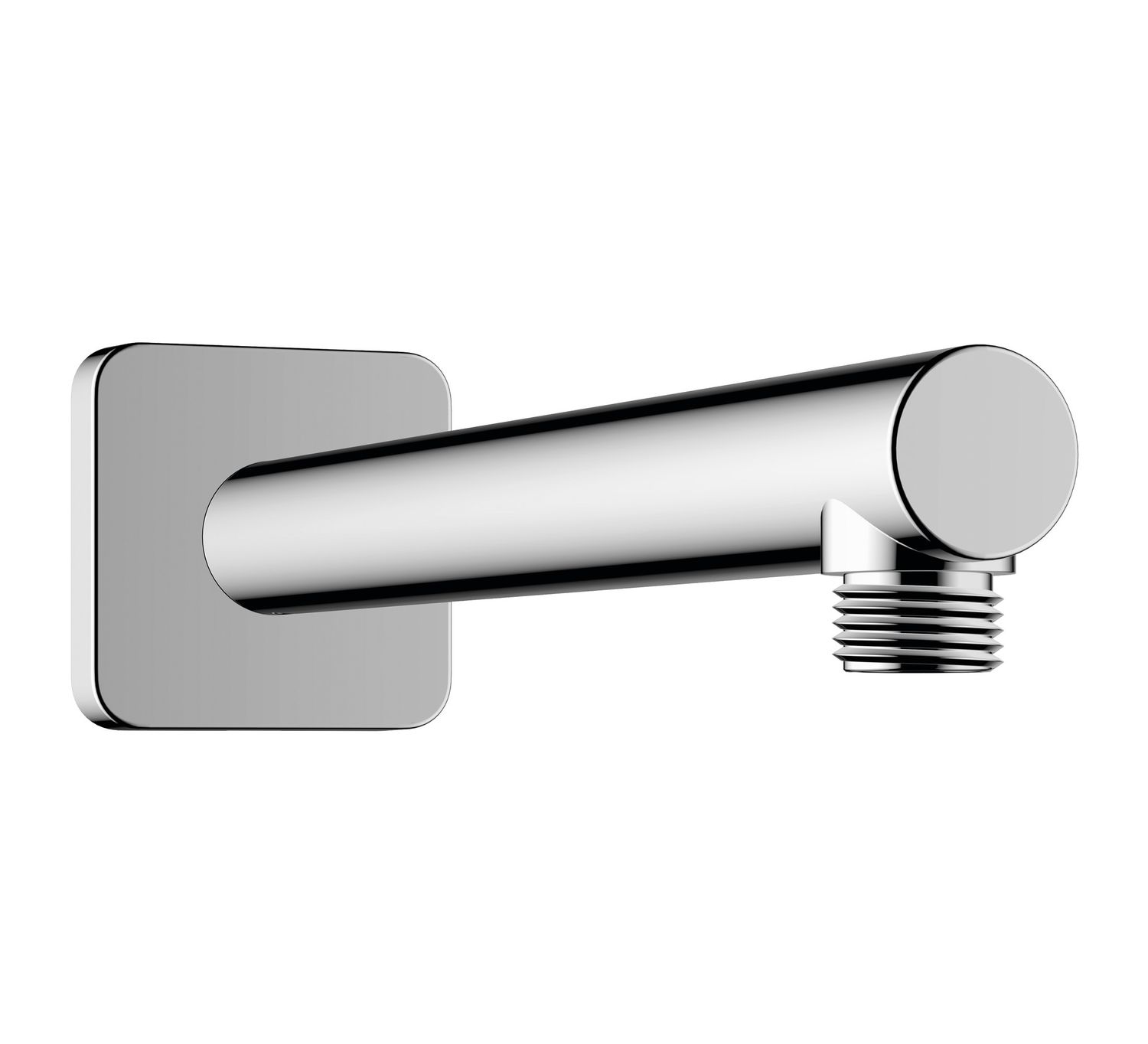 Bras de douche mural Hansgrohe Vernis Shape 240 mm avec rosace carrée
