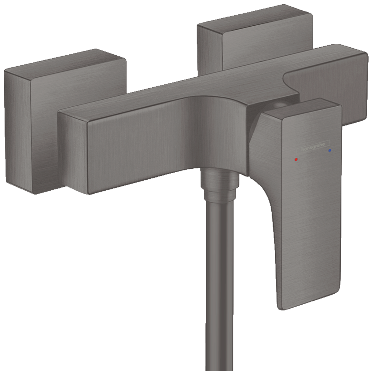 Mitigeur de douche Hansgrohe Metropol en noir chromé brossé