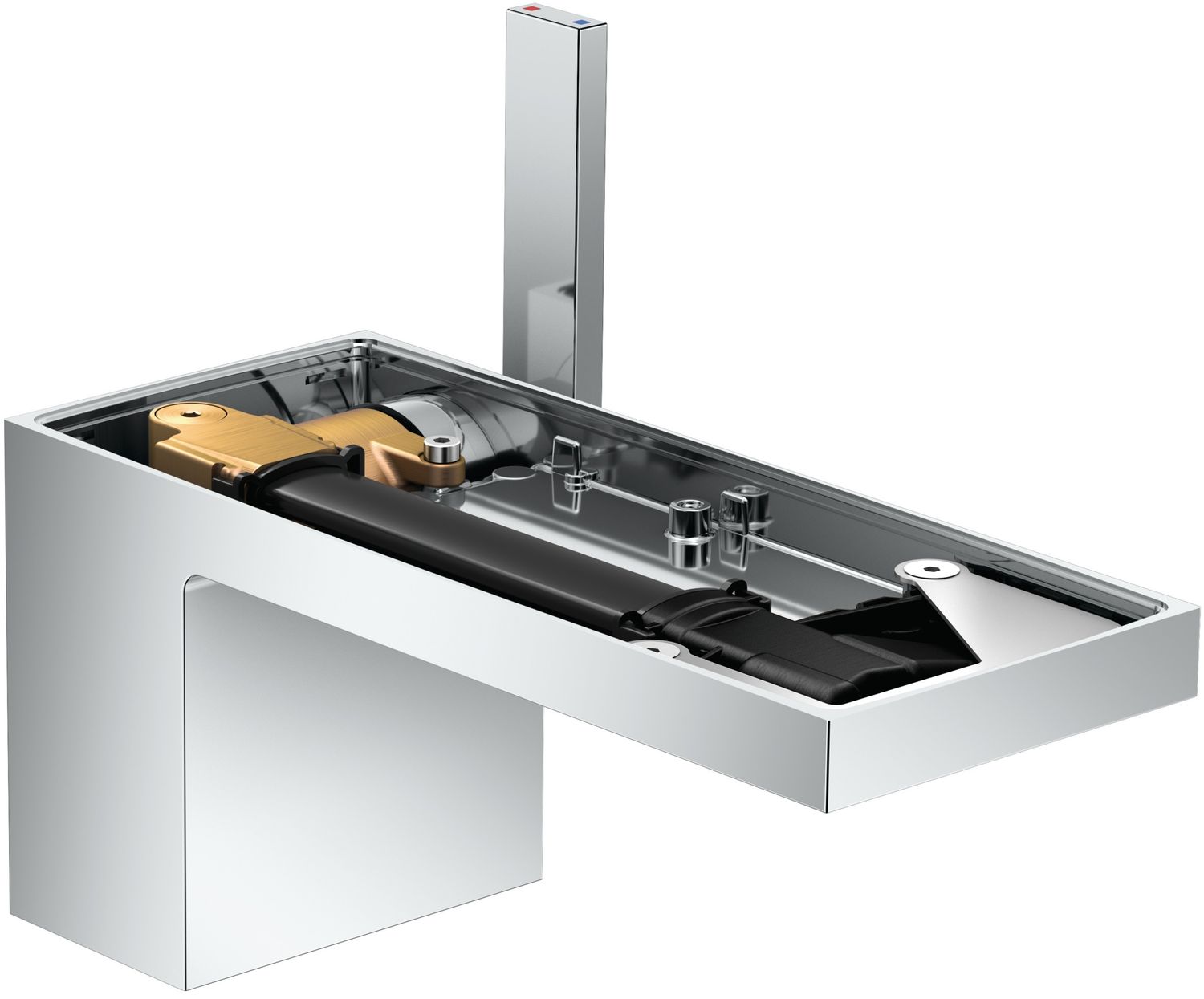 Mitigeur de lavabo AXOR MyEdition 70 sans plaque avec bonde push-open