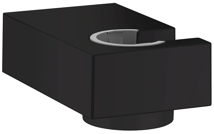 Support mural Hansgrohe Universel E pour douchette en noir mat