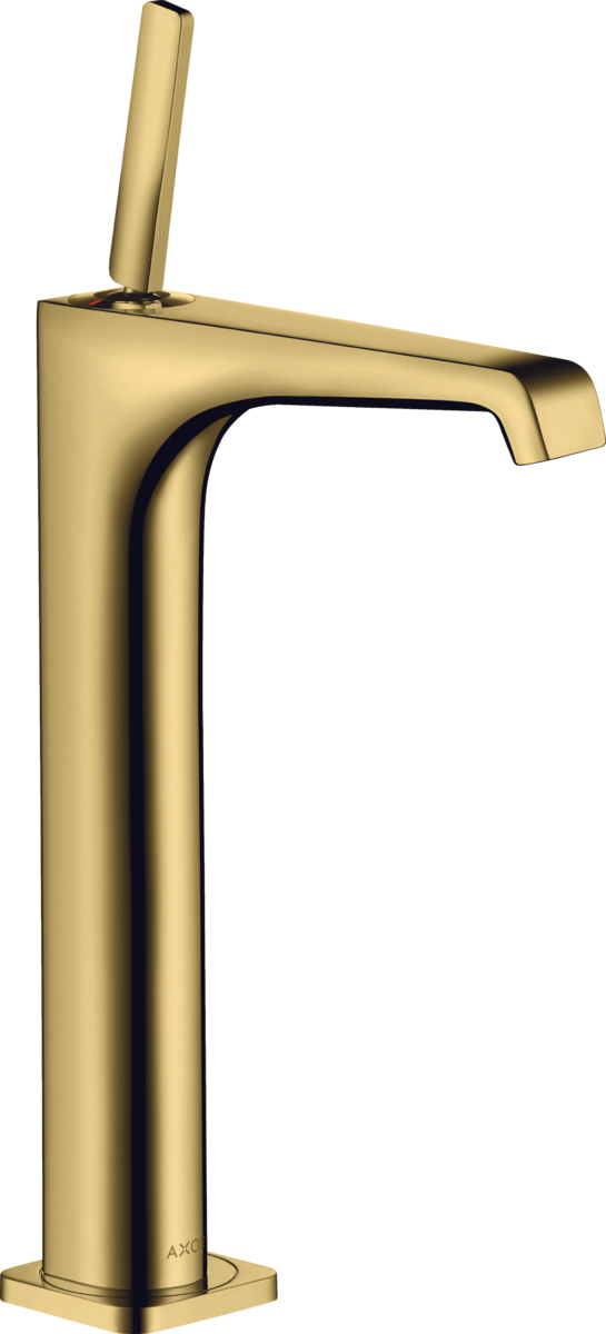 Mitigeur de lavabo AXOR Citterio E 250 surélevé pour vasque libre aspect doré poli