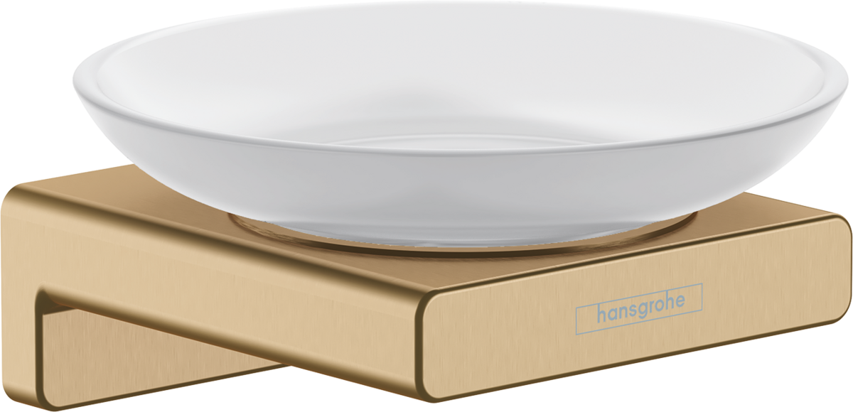 Porte-savon Hansgrohe AddStoris en bronze brossé