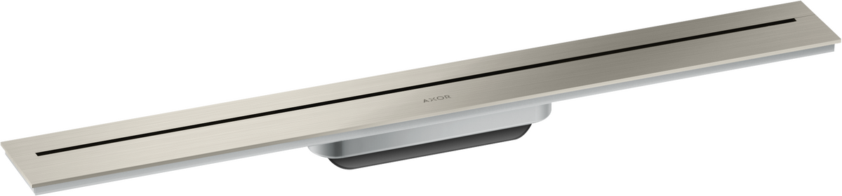 Set de finition AXOR Drain 700 mm, avec kit d’installation aspect acier inoxydable