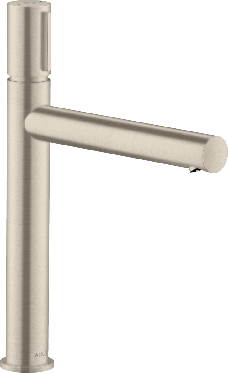 Mitigeur de lavabo AXOR Uno Select 200 avec bonde à écoulement libre  en nickel brossé