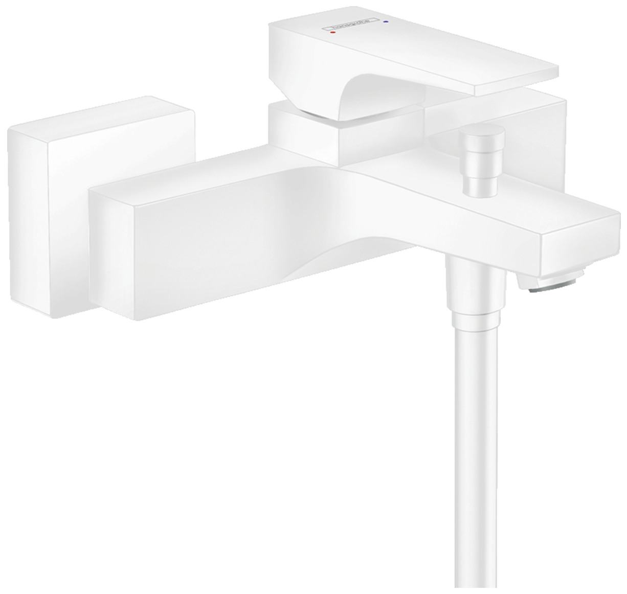 Mitigeur de bain / douche Hansgrohe Metropol en blanc mat