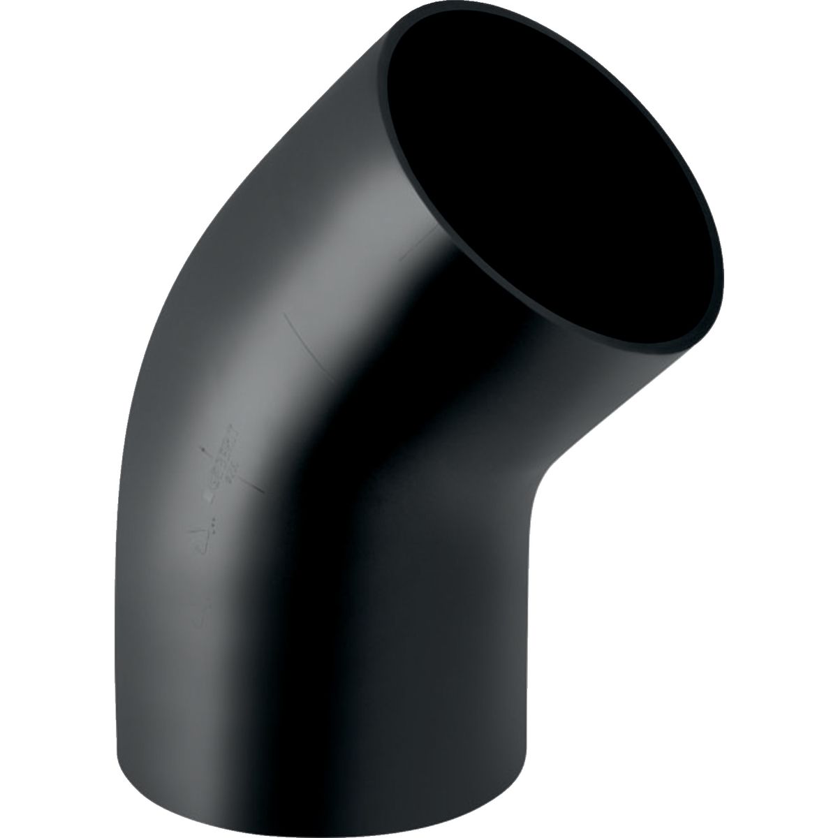 Coude Geberit PEHD : 45°, d=200mm